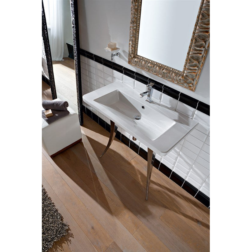 Lavabo papillon à poser ou suspendu