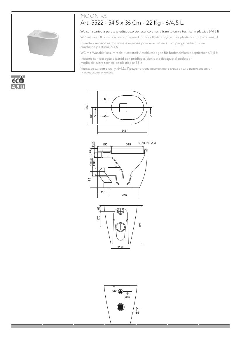 Articles sanitaires sur pied Moon