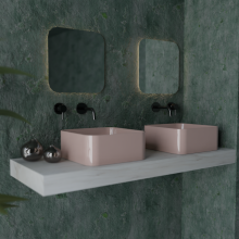 Lavabo da appoggio cm 38x38 Frame