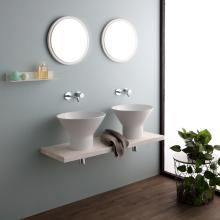 Lavabo appoggio tondo cm Ø42 x h30 Megafono