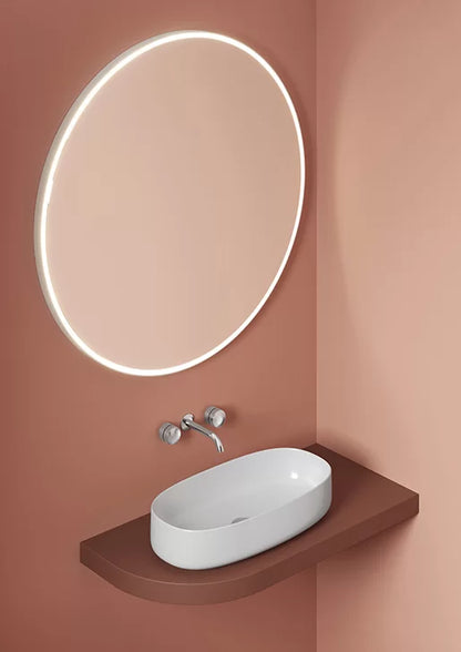 Aufsatzwaschbecken 68x35 Cognac Marmi &amp; Graniglie
