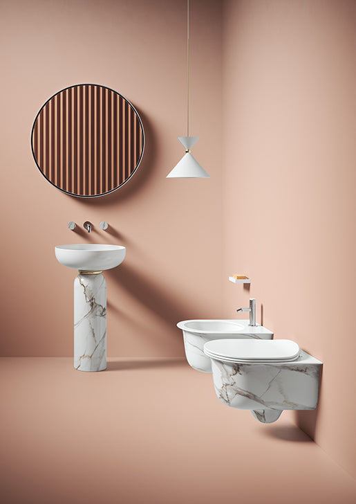 Specchio tondo cm 85 con LED Look Ring