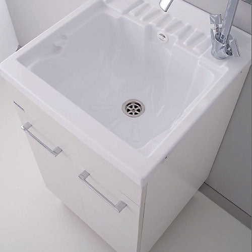 Wäscheschrank mit ABS-Wanne und zwei Türen, 50 x 40 x 89 cm, Medusa