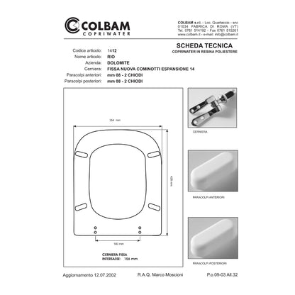 Siège de toilette compatible Rio