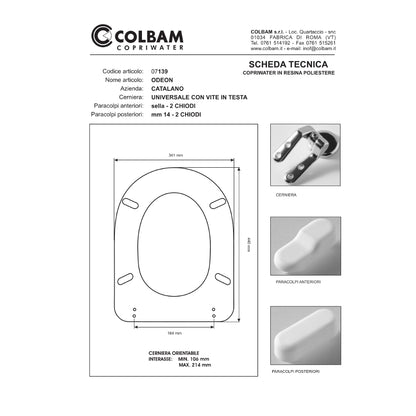 Siège de toilette compatible Odeon