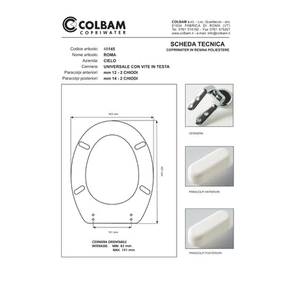Copriwater Compatibile Roma