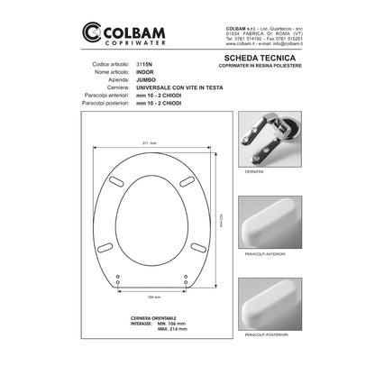 Sièges de toilette compatibles Indor