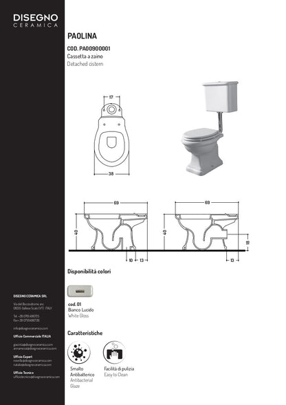 Boîte de rangement pour sac à dos Paolina