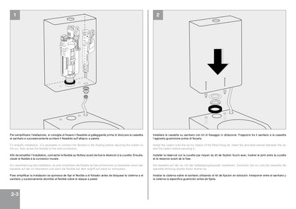 Appareils sanitaires monoblocs avec réservoir Moon