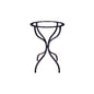 Base en fer ronde ou rectangulaire Plutone