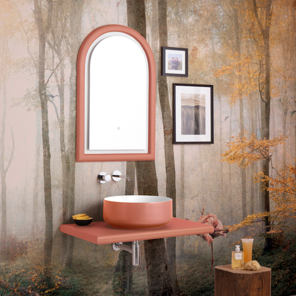 MIROIR RÉTROÉCLAIRÉ