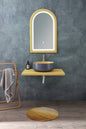 COMPOSITION BUCCHERO AVEC ÉTAGÈRE ET MIROIR COSMO GREY