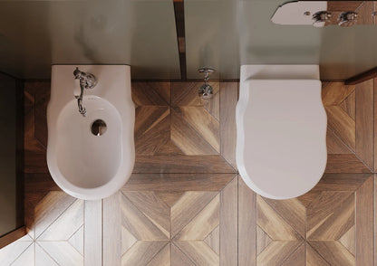 Toilettes suspendues Hermitage avec bidet
