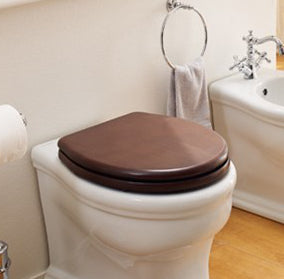 Siège de toilette en bois Castellana