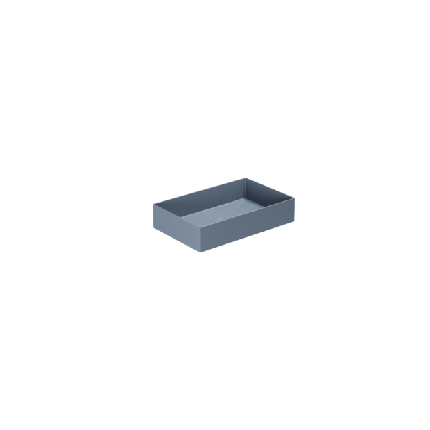 Lavabo appoggio/sospeso monoforo cm 60x38 Elegance Squared