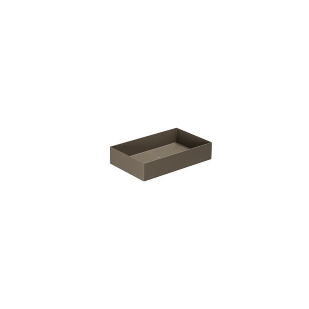 Lavabo appoggio/sospeso monoforo cm 60x38 Elegance Squared