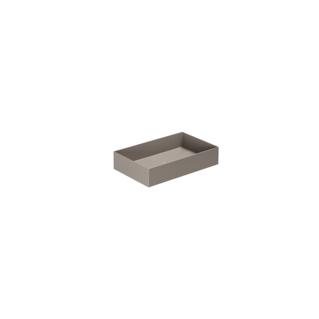 Lavabo appoggio/sospeso monoforo cm 60x38 Elegance Squared