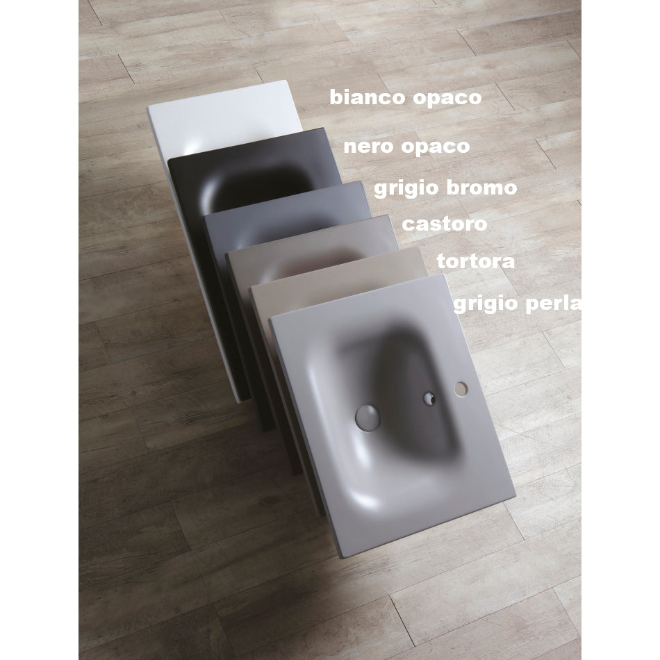 Lavabo da incasso con vasca a sinistra 106x51x h 16,8 cm Soft