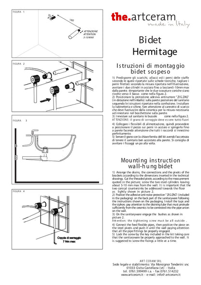 Bidet mural Hermitage