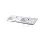 Console de vasque double encastrée Qubo Square 46 121x46 cm
