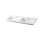 Console de vasque double encastrée Qubo Square 46 121x46 cm