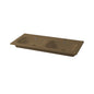Console encastrée carrée Qubo 121 cm avec double vasque