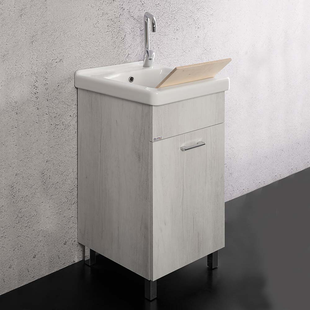45x50 cm Waschbecken mit Unika Keramikbecken