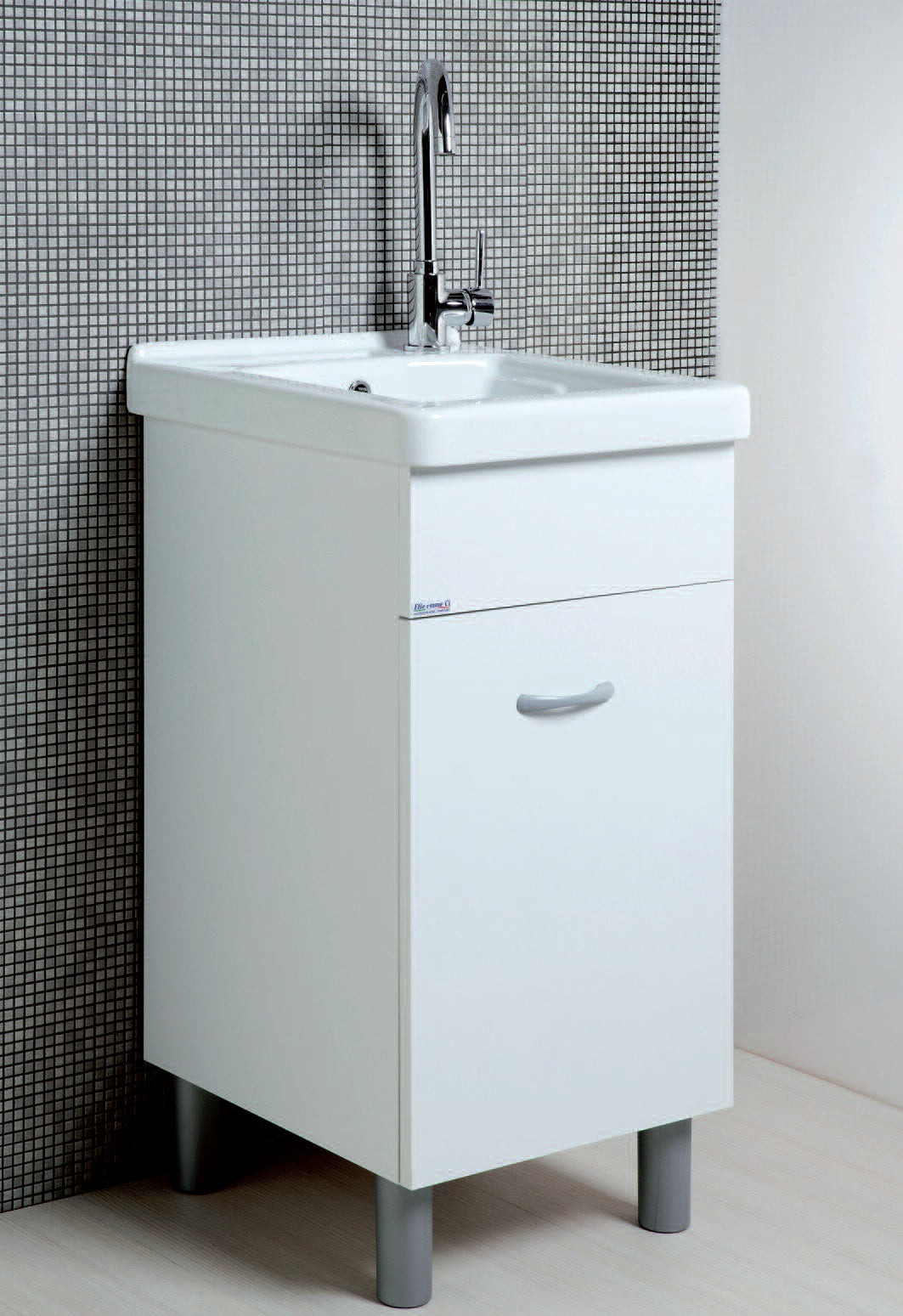 Oceano 45x51 cm Waschbecken mit Keramikwanne