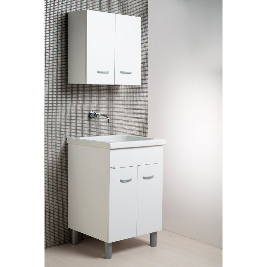 Oceano 60x60 cm Waschbecken mit Keramikwanne