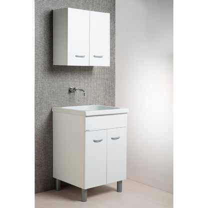 Oceano 60x60 cm Waschbecken mit Keramikwanne