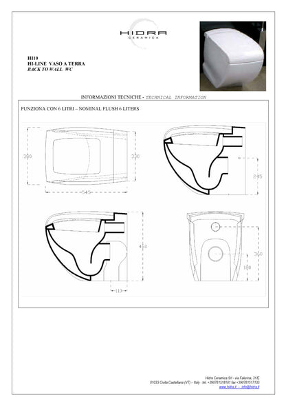 Hi-Line Stand-WC + Bidet