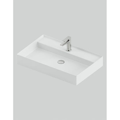 Wand-/Aufsatzwaschbecken 75x48 cm Stufe