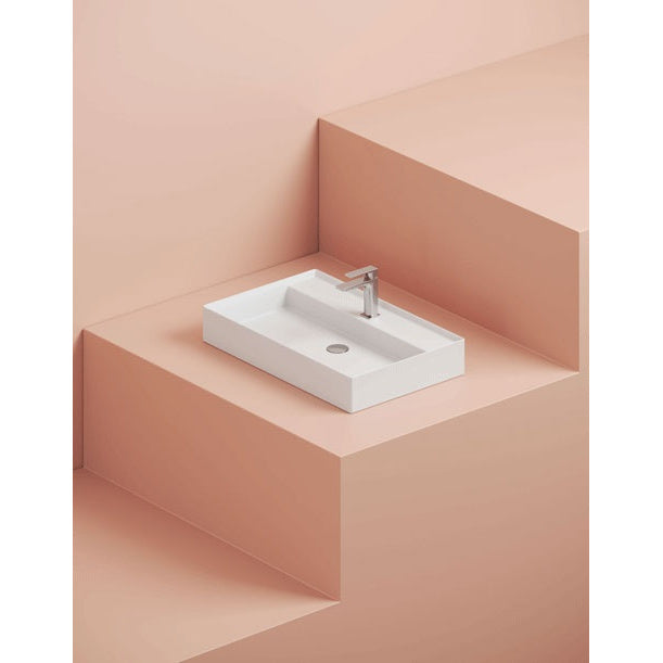 Wand-/Aufsatzwaschbecken 75x48 cm Stufe