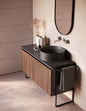 Miroir de salle de bain ovale 50x90 cm avec cadre Look Ring