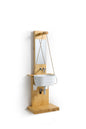STRUCTURE EN BOIS SUR PIED AVEC MIROIR ET BAIGNOIRE