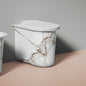Toilettes sur pied élégantes sans bride, fixées au mur