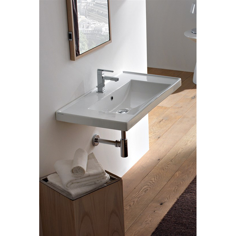 Amazon Rubinetteria Bagno Ideal Standard.Incasso Sospeso In Serie Lavandino Bagno Lavabo Incasso Sospeso Ml 4 Ml Misure Ceramica